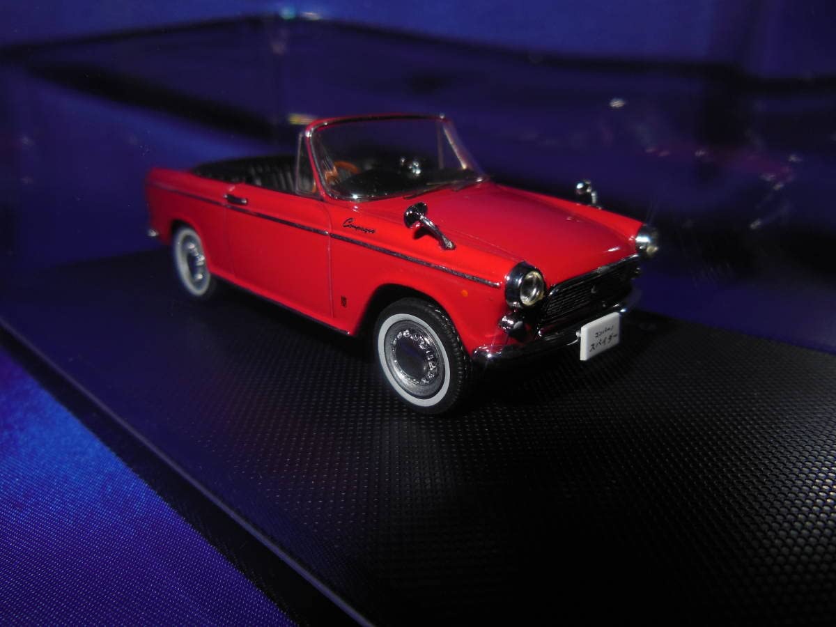 Amazon | 1/43 ダイハツ コンパーノ スパイダー 1965年 RED DAIHATSU